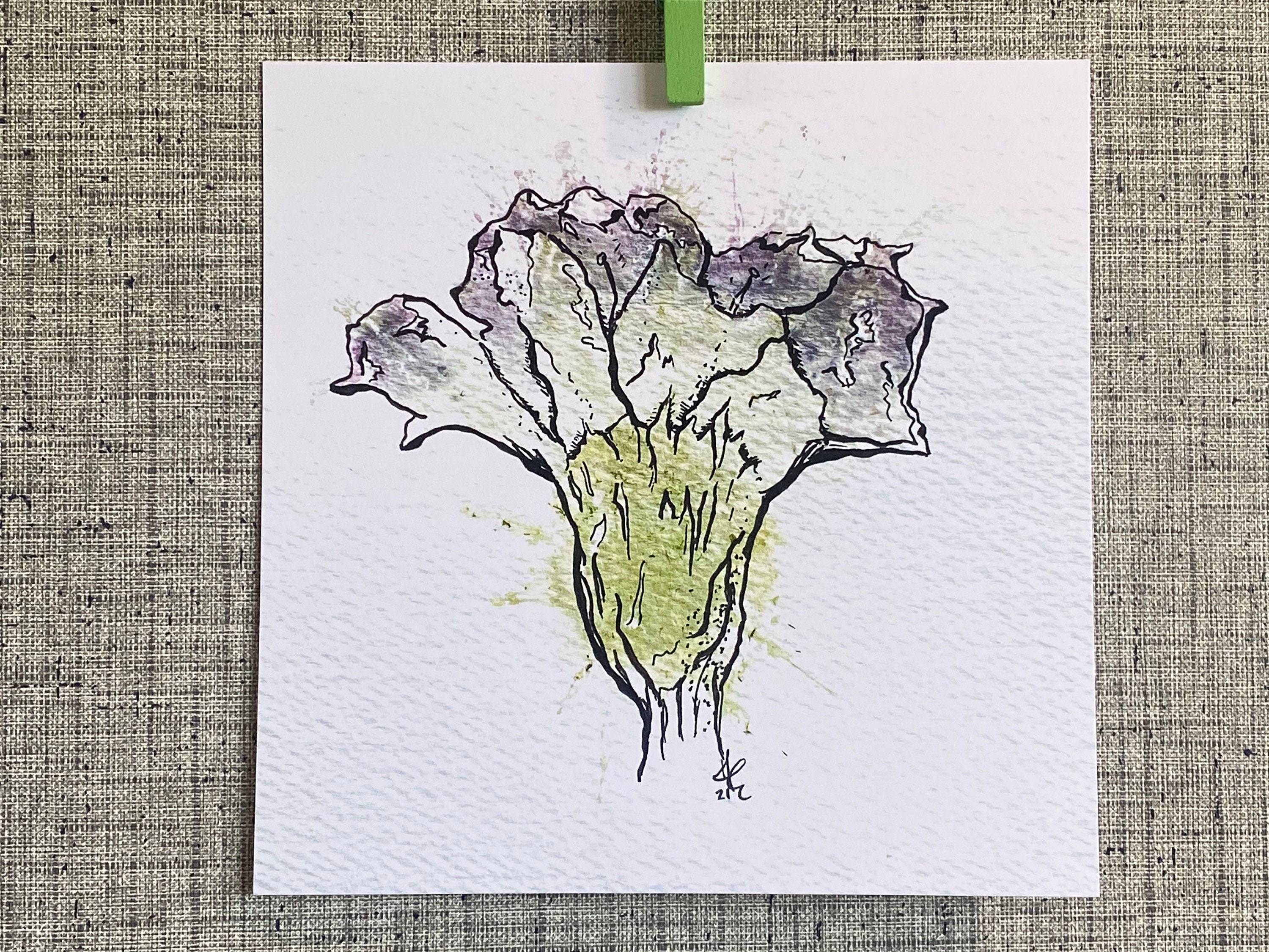 Hammered Peruvian Lily 1 Art Print