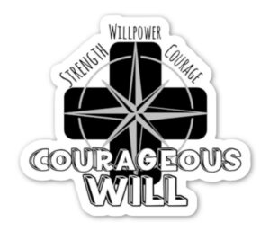 Courageous Will - sticker