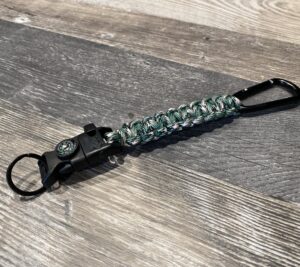 Survival Keychain - green camo
